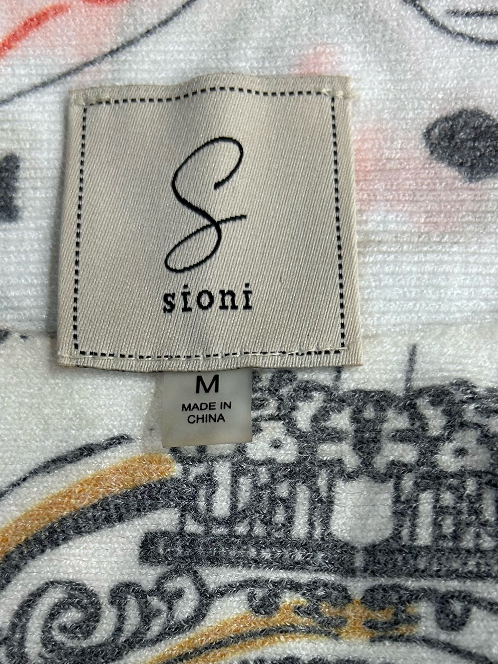 Sioni Shopping in Paris Lightweight Sweater Medium - Picture 5 of 7